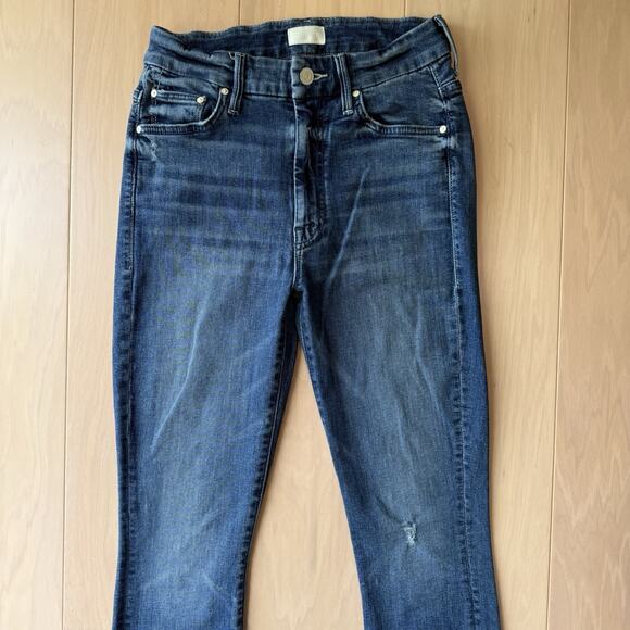 Mother Looker Jeans Women's 25 Blue High Waisted Medium Wash Boho Party New York - Picture 3 of 9